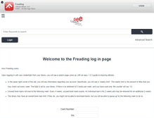 Tablet Screenshot of freelibrary.freading.com
